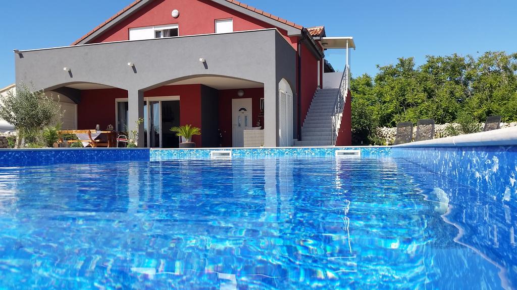 House With Swimming Pool Blue Diamond Apartment Povljana Exterior foto